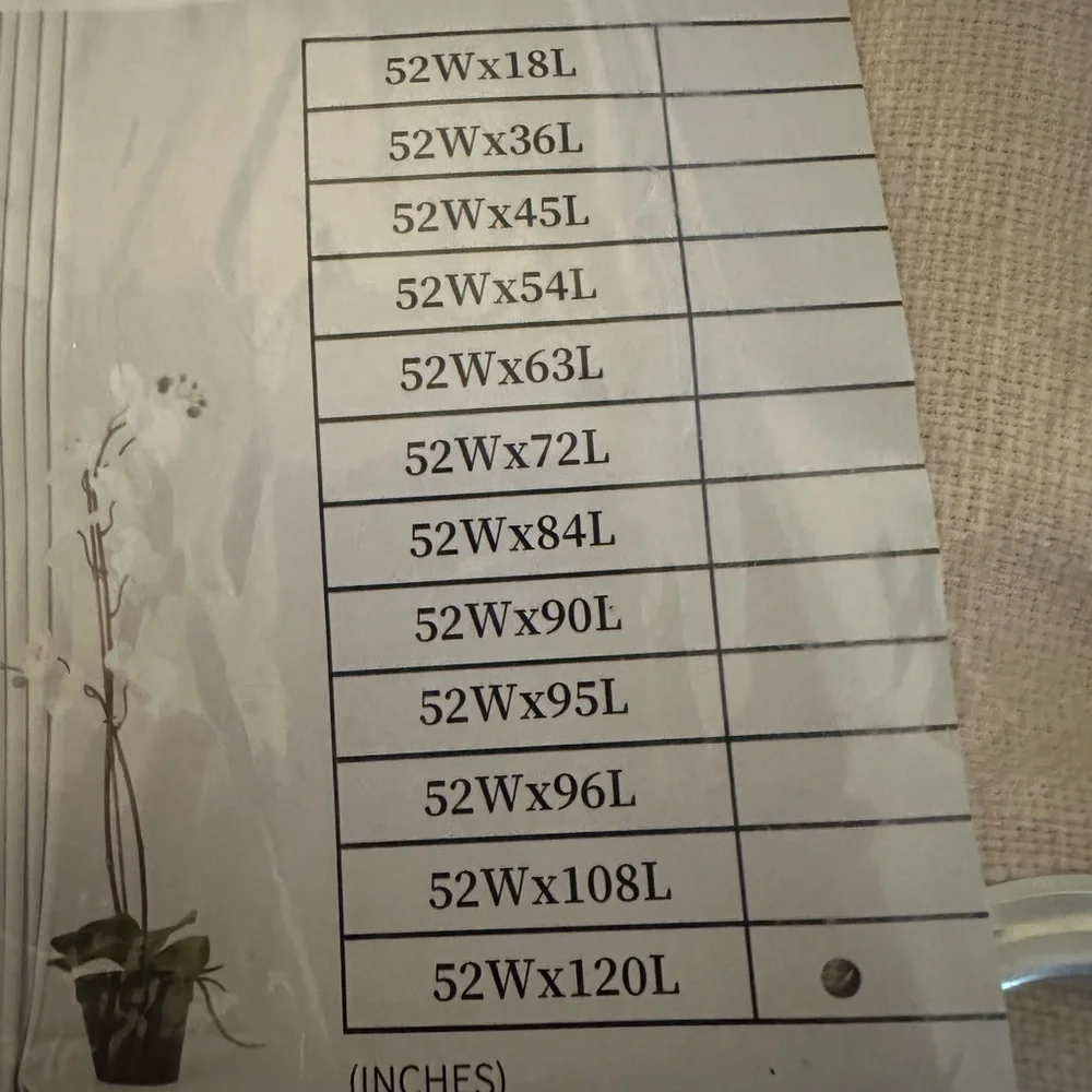 Shell color Panels with Grommet - 2 panels - 52x120.‎ NWT